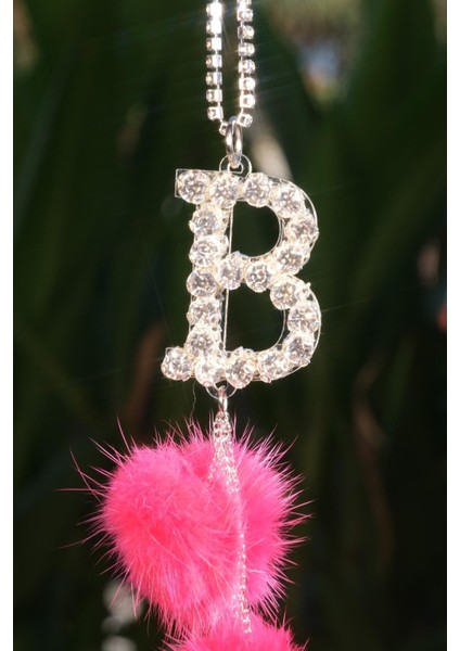 Minik Ponponlu Harfli Dikiz Süsü Şeker Pembe indirimleri