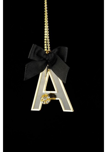 Şeffaf Gold Dikiz Süsü Harfli