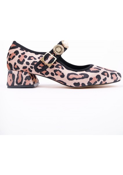 Preeti Broş Detaylı Tek Bantlı Günlük Kadın Topuklu Ayakkabı indirimleri