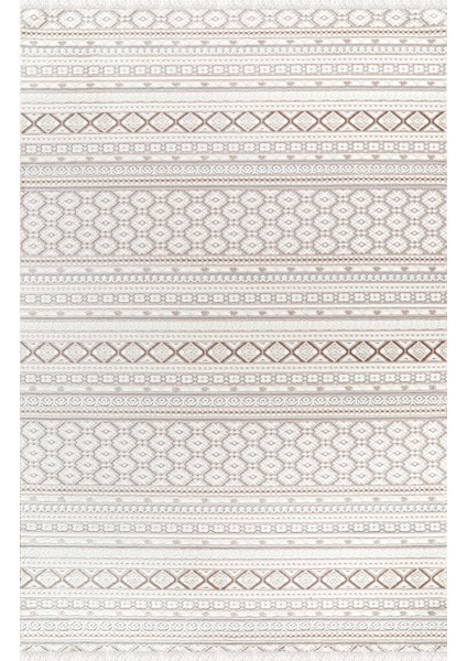 Brıstol BI005 Krem/bej Uzun Ömürlü Yumuşak Dokulu Salon Mutfak Koridor Oturma Odası Yolluk Halı modelleri