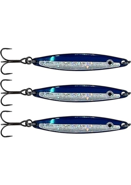 3 Adet Hansen Fight Night Light Blue 7.6 cm 21 gr Kaşık