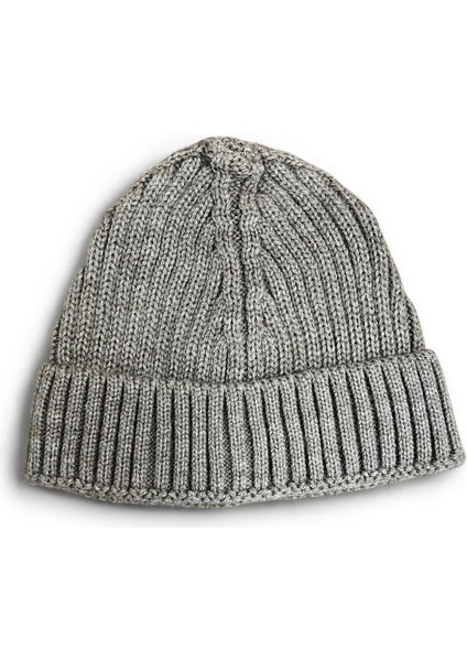 Unisex Triko Kısa Bej Renkli Takke Bere