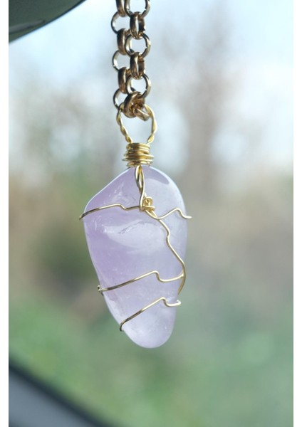 Brezilya Kuvars Lila Doğal Taş Dikiz Süsü fiyatları