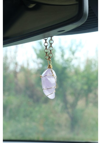 Brezilya Kuvars Lila Doğal Taş Dikiz Süsü modelleri