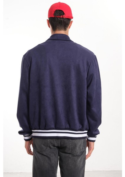 Erkek Indigo Süet Baharlık Mont fırsatları