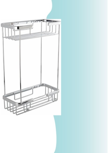 Igk Yapı - Çelik Banyo Karaca İkili Süngerlik (10X20 cm)(KR10-010)
