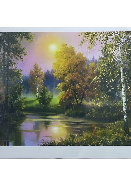 5d Yapışan Boncuk Goblen Mozaik Tablo Pano 40 x 50 cm 77360