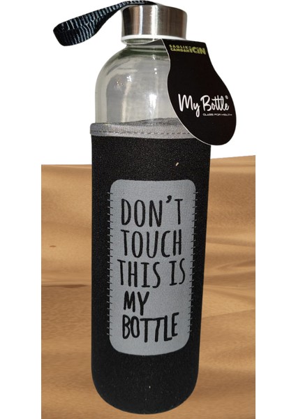 Hikmetlirenk Sağlıklı My Bottle Kılıflı Cam Matara Cam Matara 1 Lt