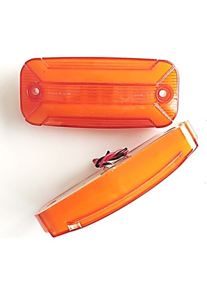 6 Adet Neon Ledli Yan Dorse Kasa Lambası 12-24 Volt Melek Kanadı Turuncu modelleri
