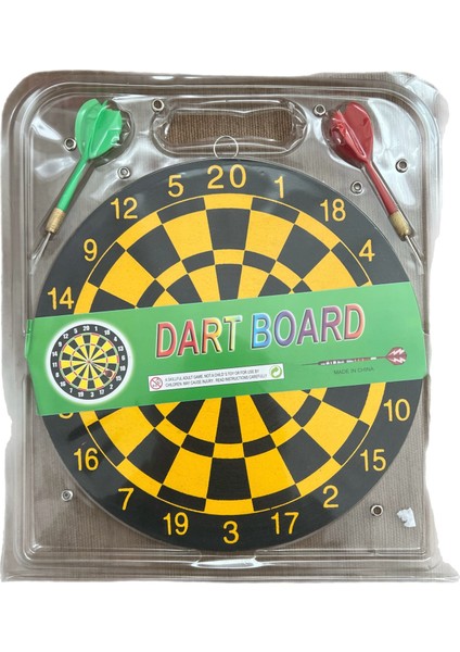 Iğneli Rakamlı Çift Taraflı Dart 24 cm 2 Iğne