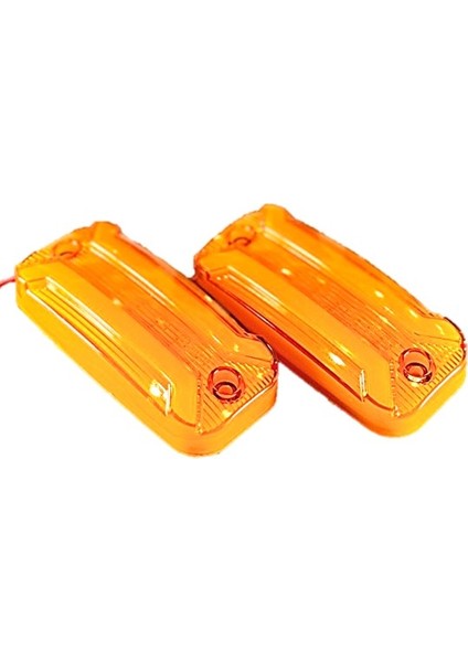 2 Adet Neon Ledli Yan Dorse Kasa Lambası 12-24 Volt Melek Kanadı Turuncu modelleri