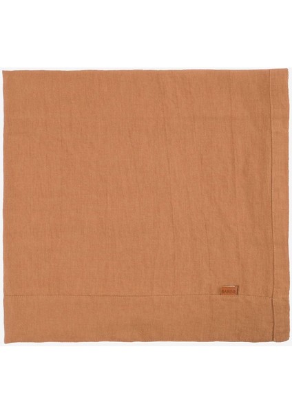 Linen Keten Masa Örtüsü Stripe Indian Tan 150 x 320