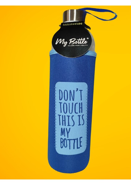 Hikmetlirenk Sağlıklı My Bottle Kılıflı Cam Matara Cam Matara 1 Lt