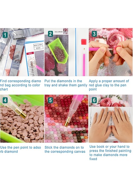 5d Yapışan Boncuk Goblen Mozaik Tablo Pano 40 x 50 cm 77226 fırsatları