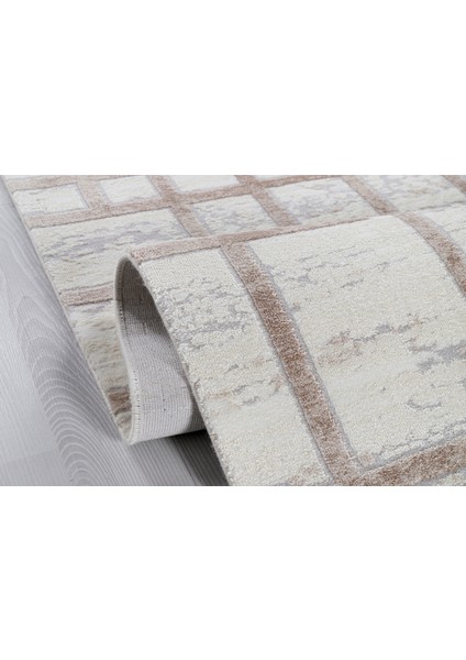 Brıstol BI004 Krem/bej Uzun Ömürlü Yumuşak Dokulu Salon Mutfak Koridor Oturma Odası Yolluk Halı fiyatları