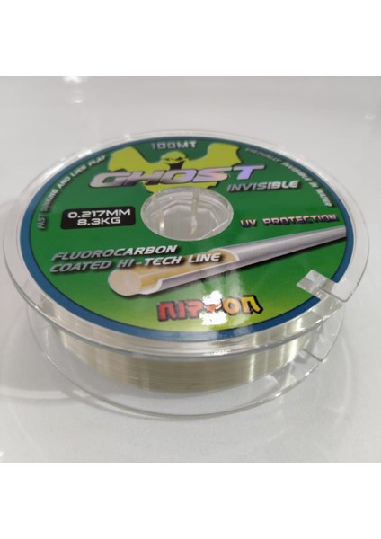Ghost 100 mt Fluorocarbon Misina - 0,21 mm