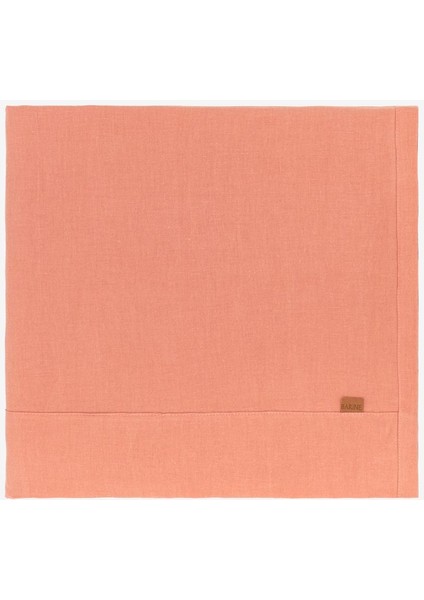Linen Keten Masa Örtüsü Şeftali 150 x 320