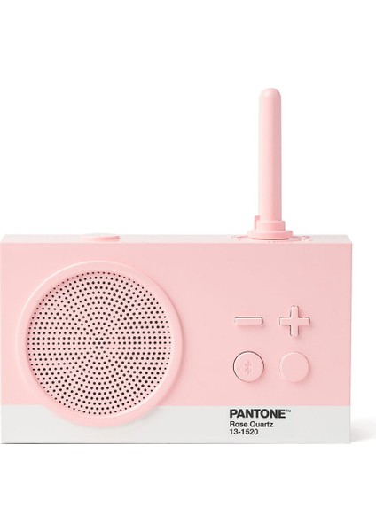x Pantone Tykho 3 Bletooth Hoparlör ve Radyo Açık Pembe