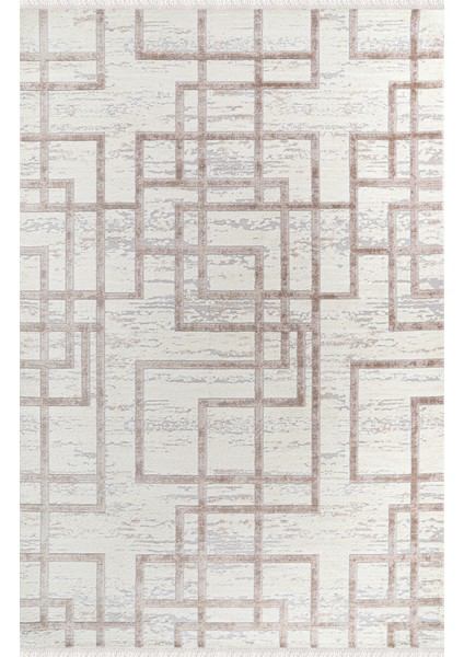 Brıstol BI004 Krem/bej Uzun Ömürlü Yumuşak Dokulu Salon Mutfak Koridor Oturma Odası Yolluk Halı modelleri