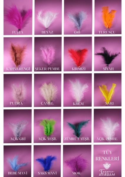 Gümüş Yıldız Altına Harf Tüy Seçenekli Dikiz Süsü fiyatları