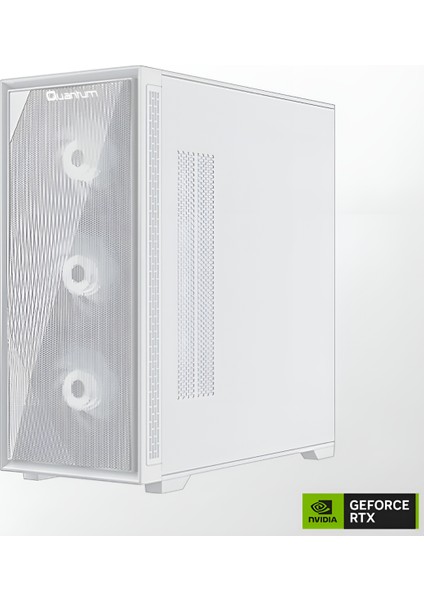 Quantum Devotion G2 Ryzen 5 5600X 16GB Ddr4 512GB SSD Rtx 4070 12GB Freedos Beyaz Gaming Desktop QNDPC10F006472