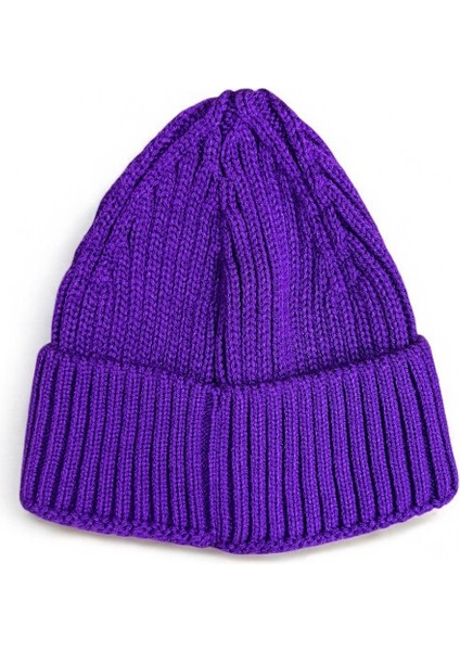 Unisex Triko Mor Renkli Bere