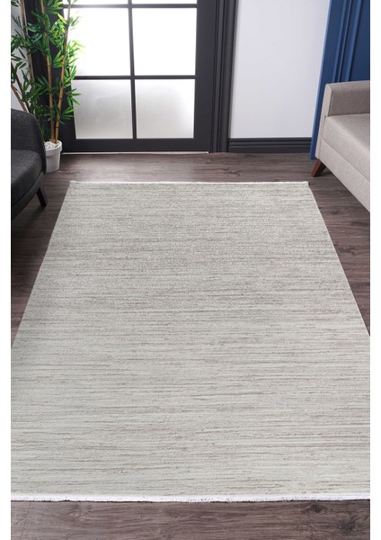 Brıstol BI007 Krem Uzun Ömürlü Yumuşak Dokulu Salon Mutfak Koridor Oturma Odası Yolluk Halı