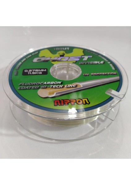 Ghost 100 mt Fluorocarbon Misina - 0,27 mm