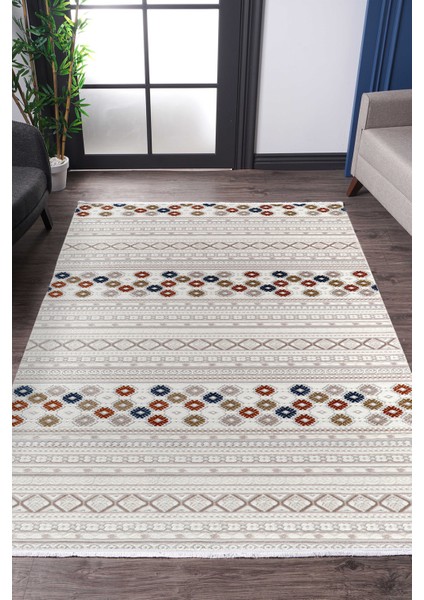 Brıstol BI006 Çok Renkli Uzun Ömürlü Yumuşak Dokulu Salon Mutfak Koridor Oturma Odası Yolluk Halı