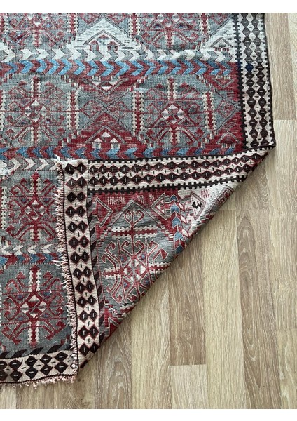 130 x 205 cm El Dokuma Geleneksel Türk Kilimi, Ender Desenli 35 Yaş Vintage Kilim, Yıkanabilir Rustik Stili Kilim fırsatları