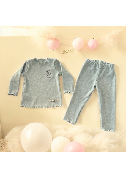 Ayıcık Nakışlı %100 Pamuk Fitilli Takım – Yumuşacık ve Şık! fiyatları