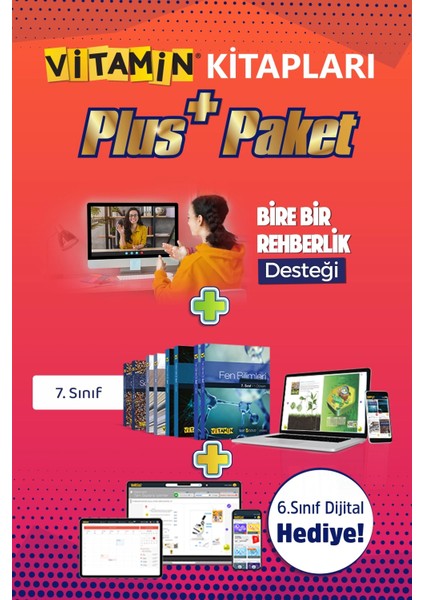 6. Sınıf Dijital + 7. Sınıf Kitap Seti+ Dijital