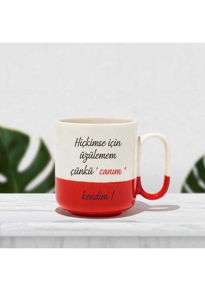 Canım Kendim Yazılı Baskılı Kupa
