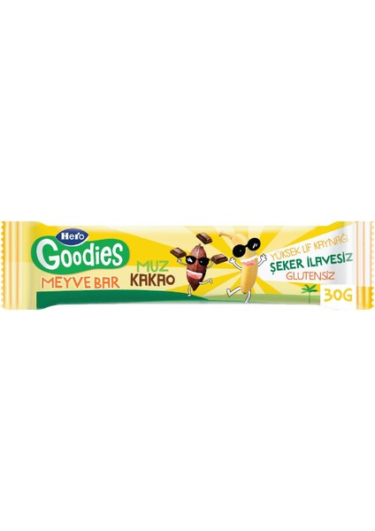 Muz Kakao Meyve Bar 30g x 15