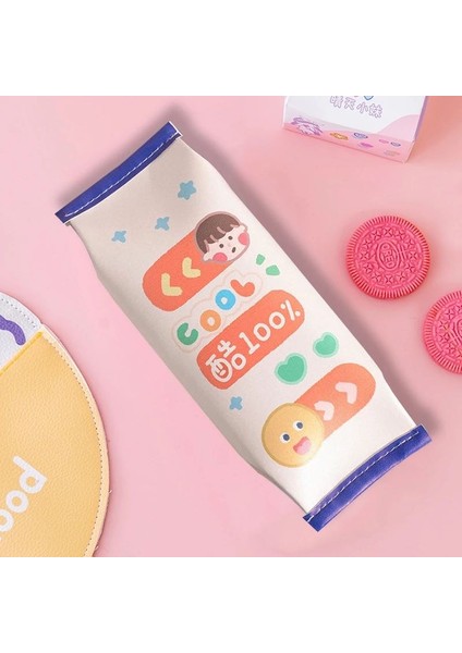 Kawaii Kore Cool Emoji Kalemlik Kalem Kutu Makyaj Çantası Düzenleyici Doğum Günü Karne Hediye