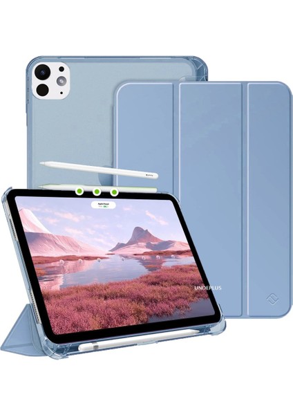 iPad Pro 11 3. Nesil 2021 Kılıf Pu Deri Smart Standlı Case