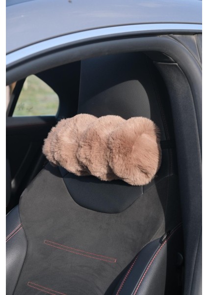 Daisy Kürk Boyun Yastığı Camel 2 Adet fırsatları