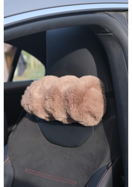 Daisy Kürk Boyun Yastığı Camel 2 Adet indirimleri