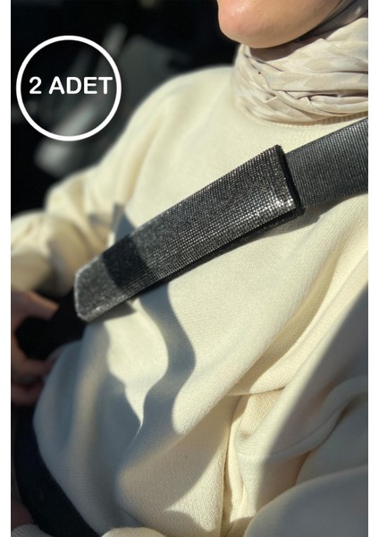 Füme Taşlı Kemer Konforu Set 2 Adet