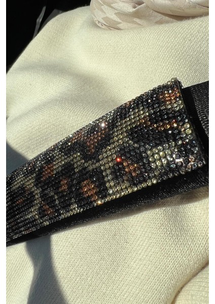 Leopar Taşlı Kemer Konforu Set 2 Adet