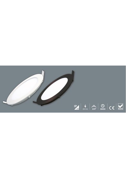 Inoled Yuvarlak Beyaz Kasa LED Panel 18WATT - Nıva 2718-02 Gün Işığı modelleri