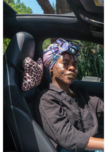 Leopar Kapitone Boyun Yastığı 2 Adet fiyatları