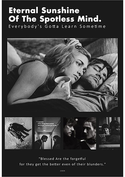 Eternal Sunshine Of The Spotless Mind Kağıt Poster Sil Baştan Kuşe Kalın (33X48 Cm)