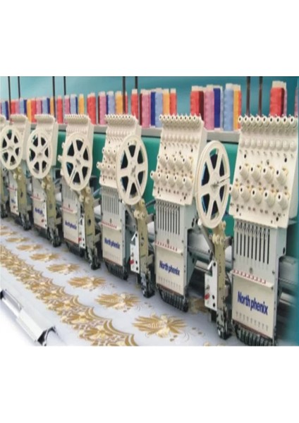 15 Kafa 9 Iğne Nakış Makinası - 400X680MM Nakış Alanı