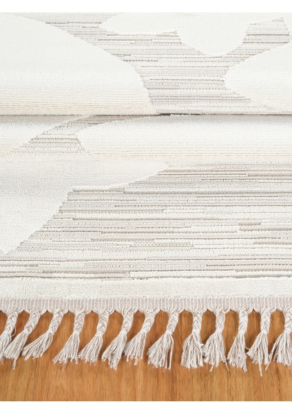 Kids KI001 Bej Yumuşak Dokulu Salon Mutfak Koridor Oturma Odası Yolluk Halı Makine Halısı fırsatları