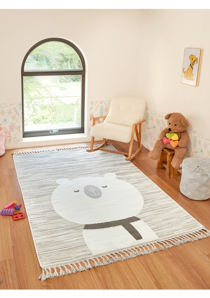 Kids KI003 Çok Renkli Yumuşak Dokulu Salon Mutfak Koridor Oturma Odası Yolluk Halı Makine Halısı