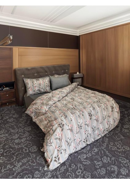 Trg Home Çift Kişilik Modern Nevresim Takımı Lastikli Çarşaf