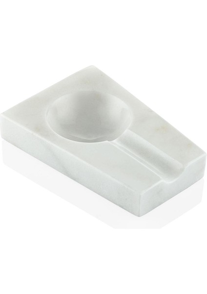 *evza Dekor Mermer Puro Küllüğü 18*12*8 cm Beyaz