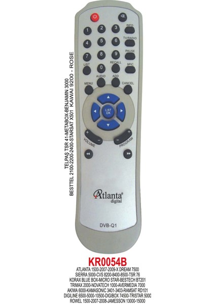 Avermedia 6000 Uydu Kumandası