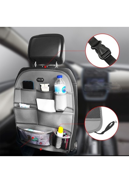Mercedes ml Deri Koltuk Arkası Organizer Koruyucu Gri 2 Adet Fs modelleri